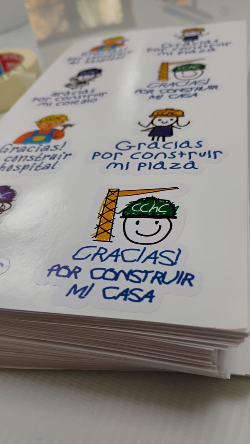 Stickers troquelados — CChC